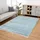 Carpet City "Pulpy 100" Gr. 7, blau, -240x340 cm - Shaggyteppich Langflor - Kettfäden - Schlafzimmerteppich Flauschig weich, mit Fransen, uni, viele Größen, Wohnzimmer, Schafzimmer