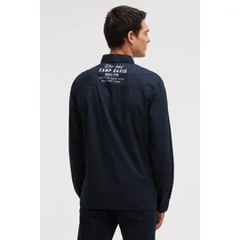 Camp David Langarmhemd Blau XL