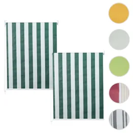 Mendler Rollo HWC-D52 100 x 160 cm Fenstergröße (Velux) grün/weiß