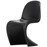 Vitra Freischwinger Panton Chair tiefschwarz, Designer Verner Panton, 86x50x61 cm