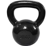 Amazon Basics Kugelhantel aus Gusseisen, 20 kg, Schwarz