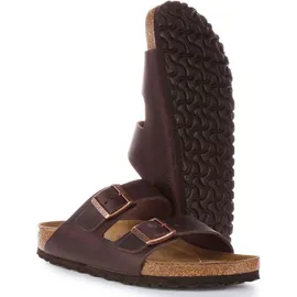 Birkenstock Arizona Weichbettung Nubukleder geölt schmal habana 36