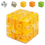 Komplexes Puzzle Mit Rollenden Kugeln,Large Labyrinth 3d Puzzle Maze Cube Engaging Brain Teaser Toy,großes Labyrinth 3d Puzzle Würfel,2-in-1 -Zauberwürfel & Kugel,for Stress Relief & Logic Development