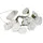 Hellum LED Lichterkette mit weißen Rosen 2,3 m Warmweiß
