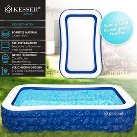 Kesser Aufblasbarer Pool 240 x 142 x 56 cm blau
