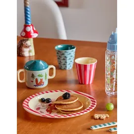 Rice Kinderteller Happy Forest / pink