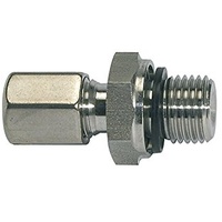 Riegler Gerade Einschraubverschraubung, G 1/4, Rohr-Außen- Ø8, ES 1.4571