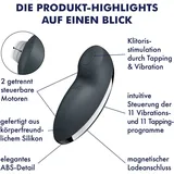 Satisfyer Tap - Climax 2, 11 cm, grau