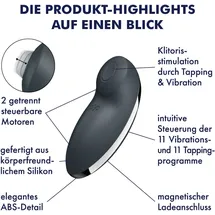 Satisfyer Tap - Climax 2, 11 cm, grau