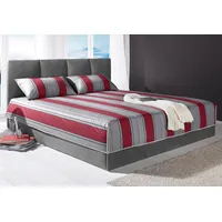 Westfalia Schlafkomfort Polsterbett, grau, B:150cm L:210cm, Bezug Bett: Microfaser