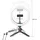 Nedis Ringlicht | 10 inch 120 LED's | 2700-6700 K Stativ Schwarz