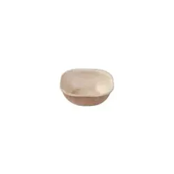 Greenbox Palmware® Schälchen stapelbar, quadratisch, Palmblattschalen für fettige, feuchte und heiße Speisen zum sofortigen Genuss, 1 Packung = 25 Stück, Fassungsvermögen: 15 ml