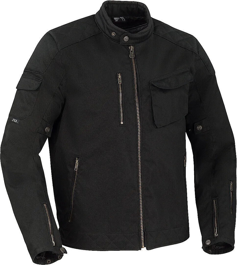 Segura Cannon Motorfiets textiel jas, zwart, 2XL