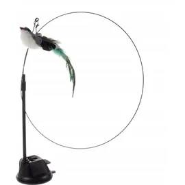 purlov Interaktives Katzenspielzeug Vogel Katzenangel Saugnapf