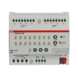 ABB DLR/S8.16.1M DALI-Lichtregler, 8fach, manuelle Bedienung, REG manuelle Bedienung, REG 2CDG110101R0011 DLRS8161M
