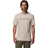 Columbia CSC Basic Logo Kurzarm-T-Shirt, Bio-Baumwolle, Komfortstretch, Gerippter Kragen, Grafikdesign - Herren