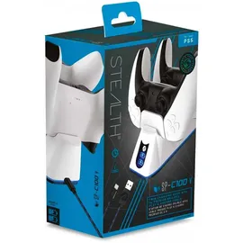 STEALTH Twin Charging Dock Halterung Weiß PS5