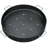 Bellissa Feuerschale Ø 65 cm Metall schwarz
