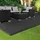 ML-Design WPC Abschlussleiste Ecke rechts 38 x 2 x 7,5 cm anthrazit