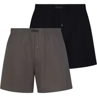 bruno banani 2P Loose Fit Boxershorts, 2er-Pack, Eingriff, für Herren, 4805 ANTHRAZIT, XXL