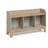 VitaliSpa Kindersitzbank Malia 107,2 x 63,8 cm Holzwerkstoff beige/silber