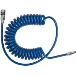 Riegler SpiralSchlauch-Sicherheitskupplung-Set, PUR, Schlauchdurchmesser 10x6,5, 6,0 m