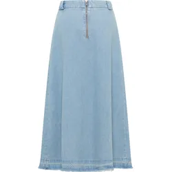 Jeanskleid MUSTANG "Damen Style Permin Denim", Damen, Gr. 28, blau (hellblau), Denim/Jeans, 100% Baumwolle, A-Linie, Kleider