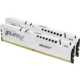 Kingston FURY Beast DDR5 6000MT/s 64GB Kit (2x32GB) CL36 Weiß KF560C36BWEK2-64