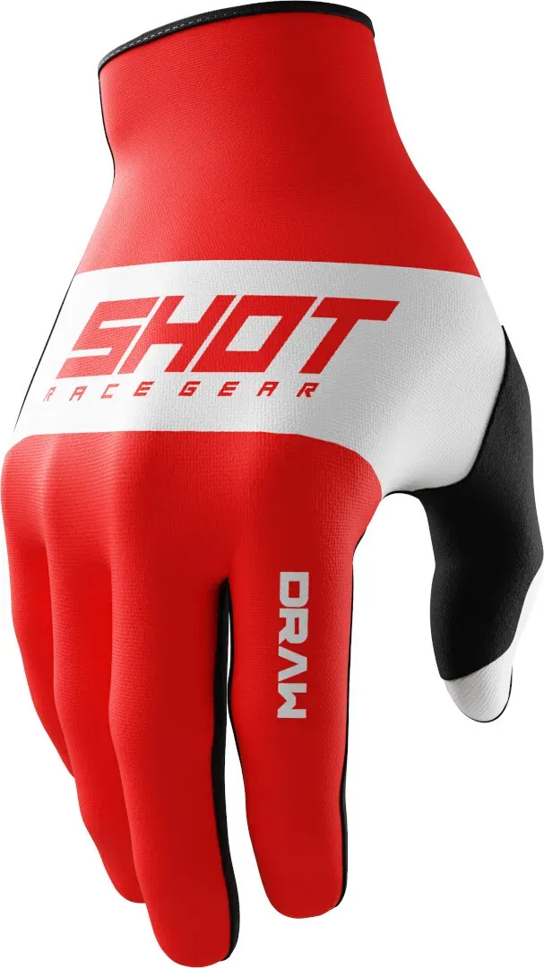 Shot Draw Sky Motorcross Handschoenen, rood, M L Voorman