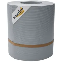 zaunzu® Sichtschutzstreifen Rille Maxi 26 m x 24 cm grau