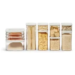 Mepal Modula Vorratsdosen Starter-Set, 9-teilig, Praktische Aufbewahrungsdosen sorgen für einen organisierten Vorrat in der Küche, 1 Set = 9 Aufbewahrungsdosen