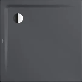Kaldewei Superplan Duschwanne, 384800010666 90x90x2,5cm, cool Grey 80