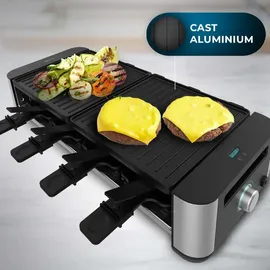 Cecotec Cheese&Grill 16000 Raclette 8 Personen 1400 W schwarz