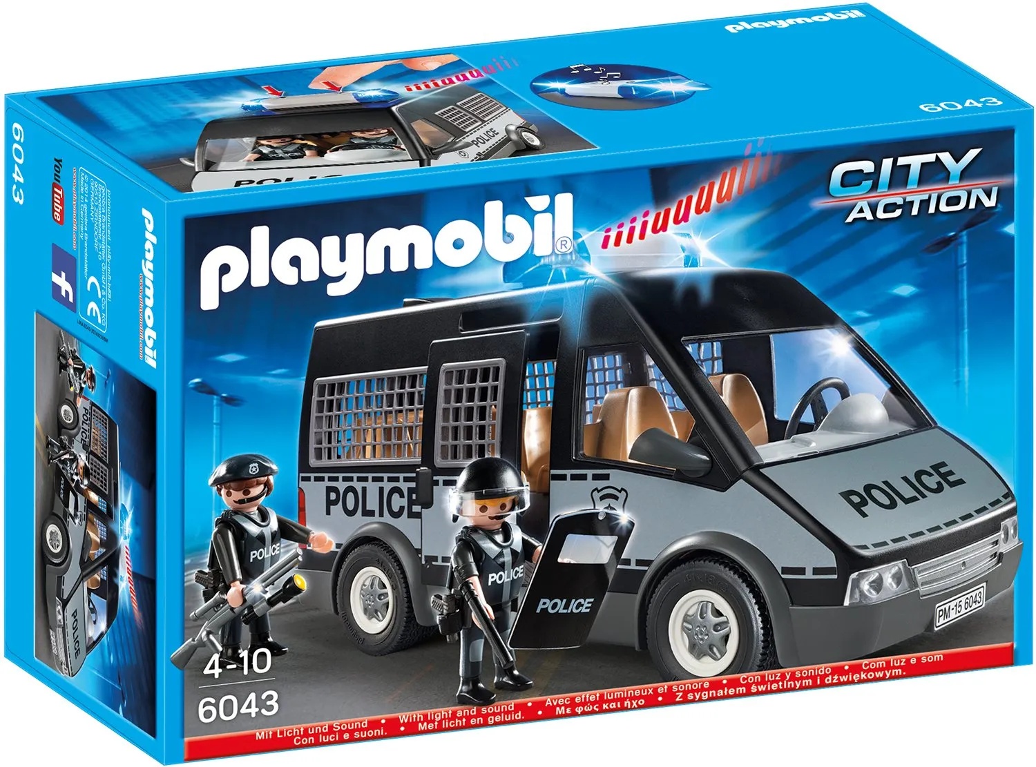 playmobil polizei mannschaftswagen