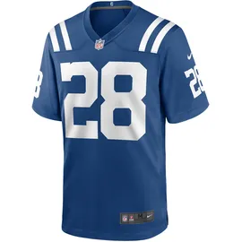 Nike Footballtrikot NIKE "Nike Trikot Indianapolis Colts NFL Home Game Jersey Taylor 28", Herren, Gr. S, blau (mehrfarbig), 100% Polyester, Trikots