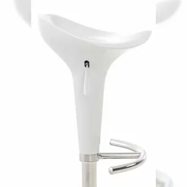 CLP 2er Set Barhocker Saddle weiß