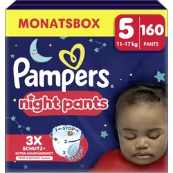 Pampers Baby Dry Windeln Night Pants Gr. 5 12-17kg Monatsbox - 5