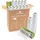 KitchenBoss Vakuumierbeutel 20 Rollen mit 2 Schneideboxen:Vakuumierfolie 20x300cm (10) + 28x300cm (10), Vakuumbeutel Lebensmittel für Alle Vakuumiergeräte und Sous Vide, Einschweißfolie Reißfest