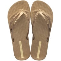 Ipanema Lpanema Bossa Soft V Fem Damen-Flip-Flops, Gold, Beige, 41/42 EU