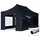 TOOLPORT Faltpavillon 3 x 6 m inkl. 4 Seitenteile Schwarz
