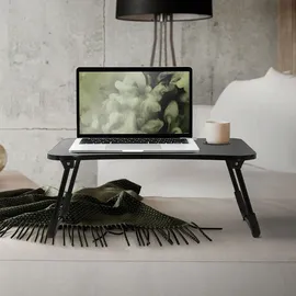 ML DESIGN modern liv Laptoptisch Notebooktisch Betttisch Klappbar Laptoptablett 4x USB Ladeanschluss