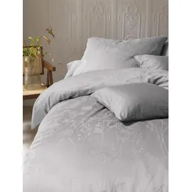 IRISETTE Rio 8643 floral Grau 135 x 200 cm + 80 x 80 cm