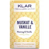 Klar Seifen Nutmeg & Klar's fester Conditioner Muskat/Vanille (für normales Haar) 100 g
