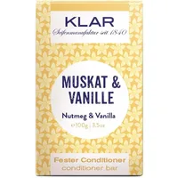 Klar Seifen Nutmeg & Klar's fester Conditioner Muskat/Vanille (für normales Haar) 100 g