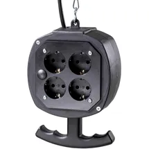 as - Schwabe Steckdosenleiste 3 m Schwarz 8 St.
