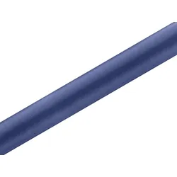 Satin Stoff glatt, Tischläufer, dunkelblau, 0,36 x 9m