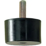 FP Gummi-Metall-Puffer zylindrisch D50xH40mm M10x28
