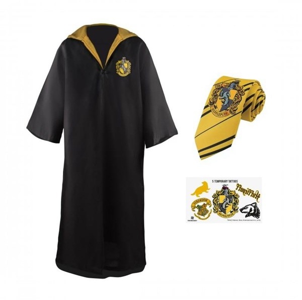 Preisvergleich Produktbild - HP Entry Robe Necktie & Tattoos Hufflepuff Medium EU