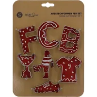 FC Bayern München Ausstechformen 7-teilig Weihnachten Austecher Keks Backen