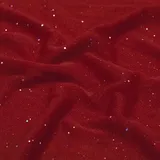 1m x 150cm Glitzer Tüllstoff, Soft Netzstoff zum Nähen, Dekostoff Tüll Stoffe Meterware, Tüll Stoff zum Dekorieren für Hochzeit Party Deko Bekleidung Hochzeitskleid Vorhänge Tischdecken,Weinrot